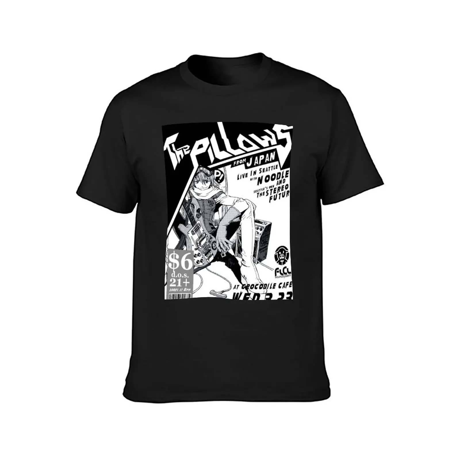 Flcl The Pillows Live T-Shirt oversizeds cute clothes shirts graphic tees mens t shirt