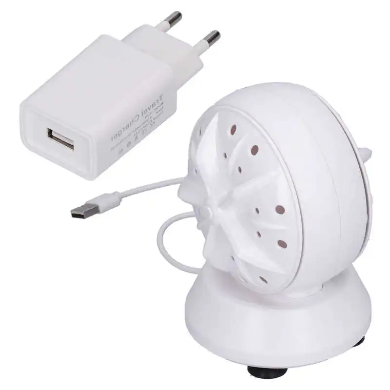 24W Mini Washing Machine Portable Ultrasonic Washing Machine 100‑240V Turbine Washing Machine Underwear Clothes Washer