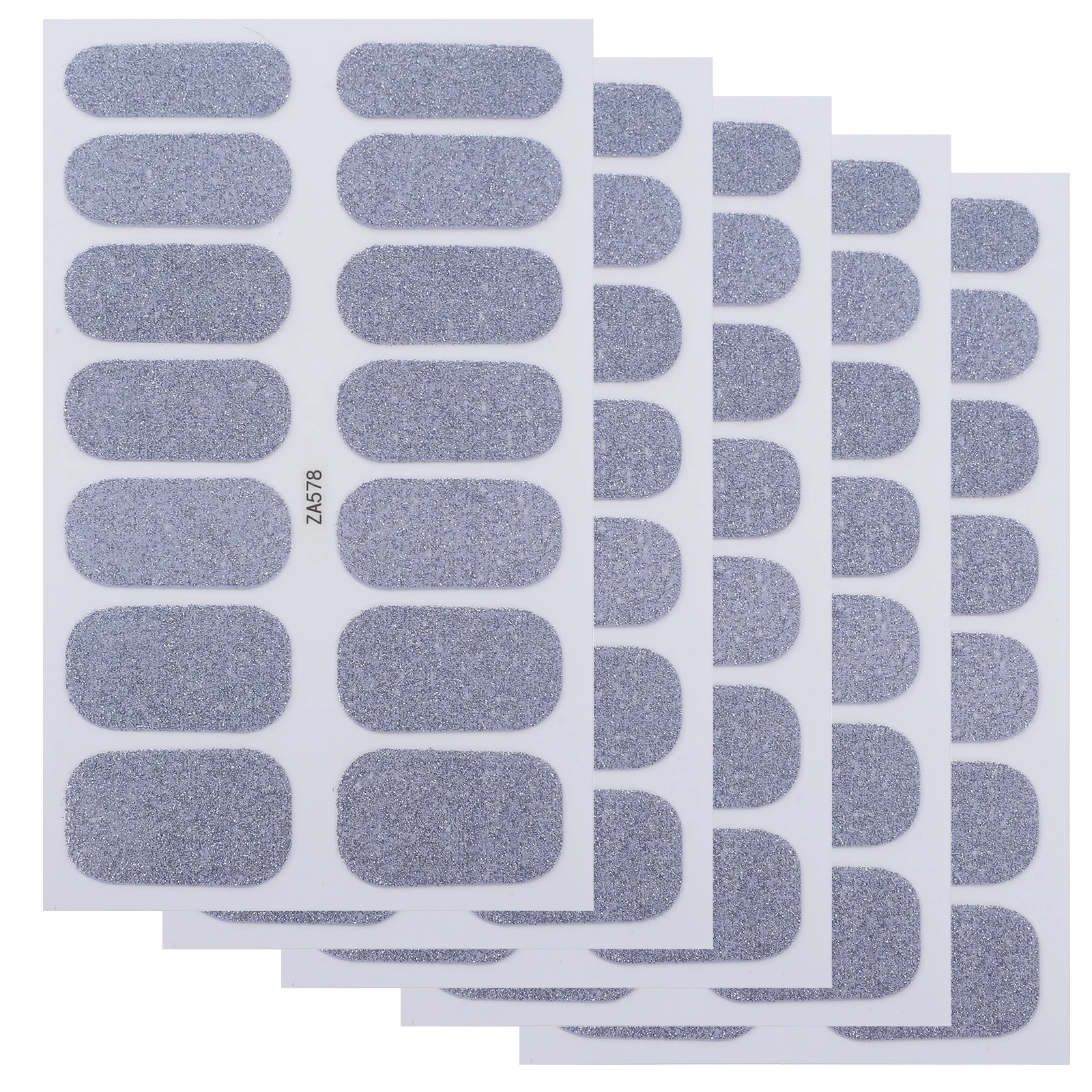 

5pcs Full Cover Art Stickers Lovely Designs For Diy Manicure Christmas Halloween Party Women Girl Nail Decals Fashion Nail Tips