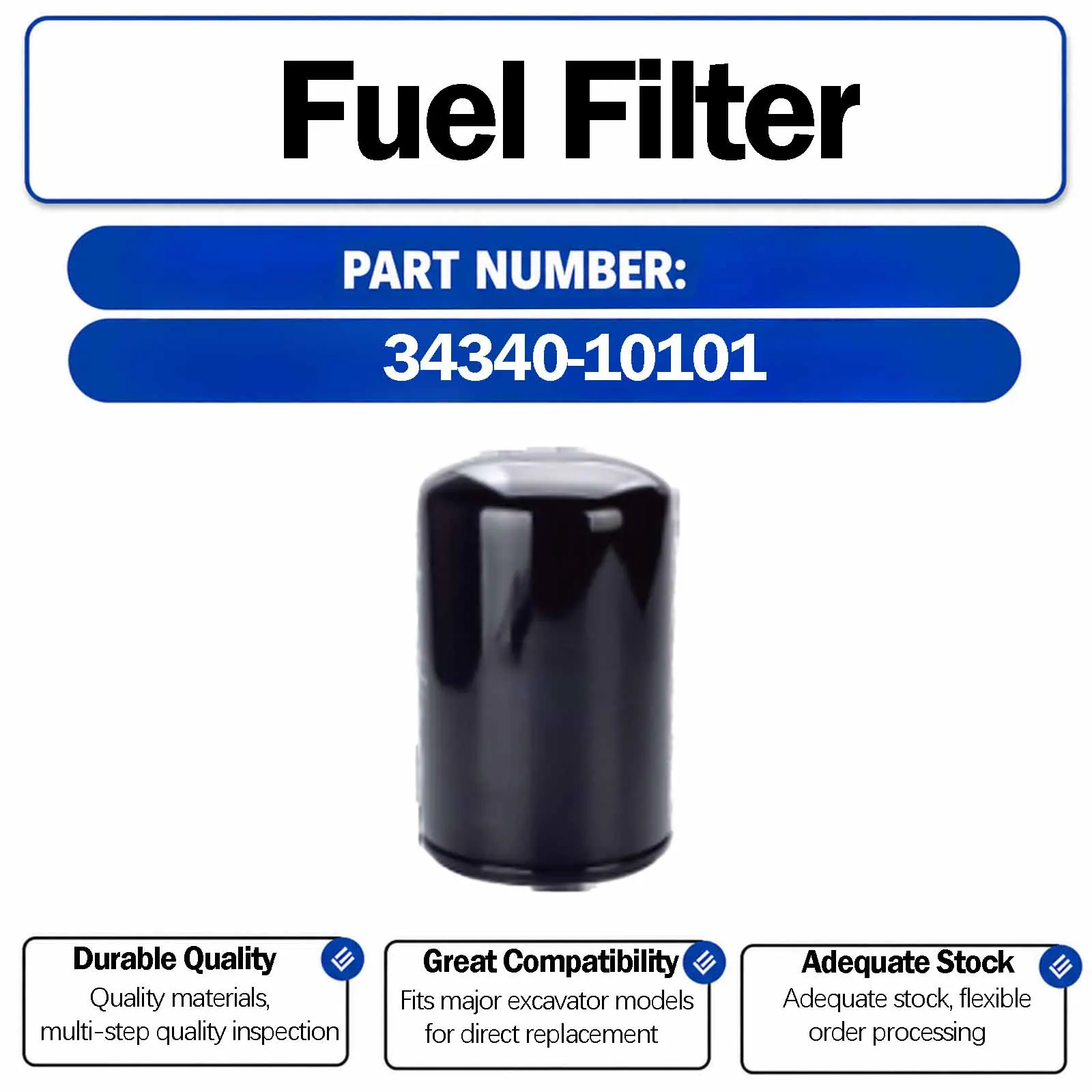 Oil Filter MB-JX617 For Komatsu PC100-1 PC120-1 PC120-2 PC150-1 PC200-3 PC220-1 PC300 Crawler Excavators