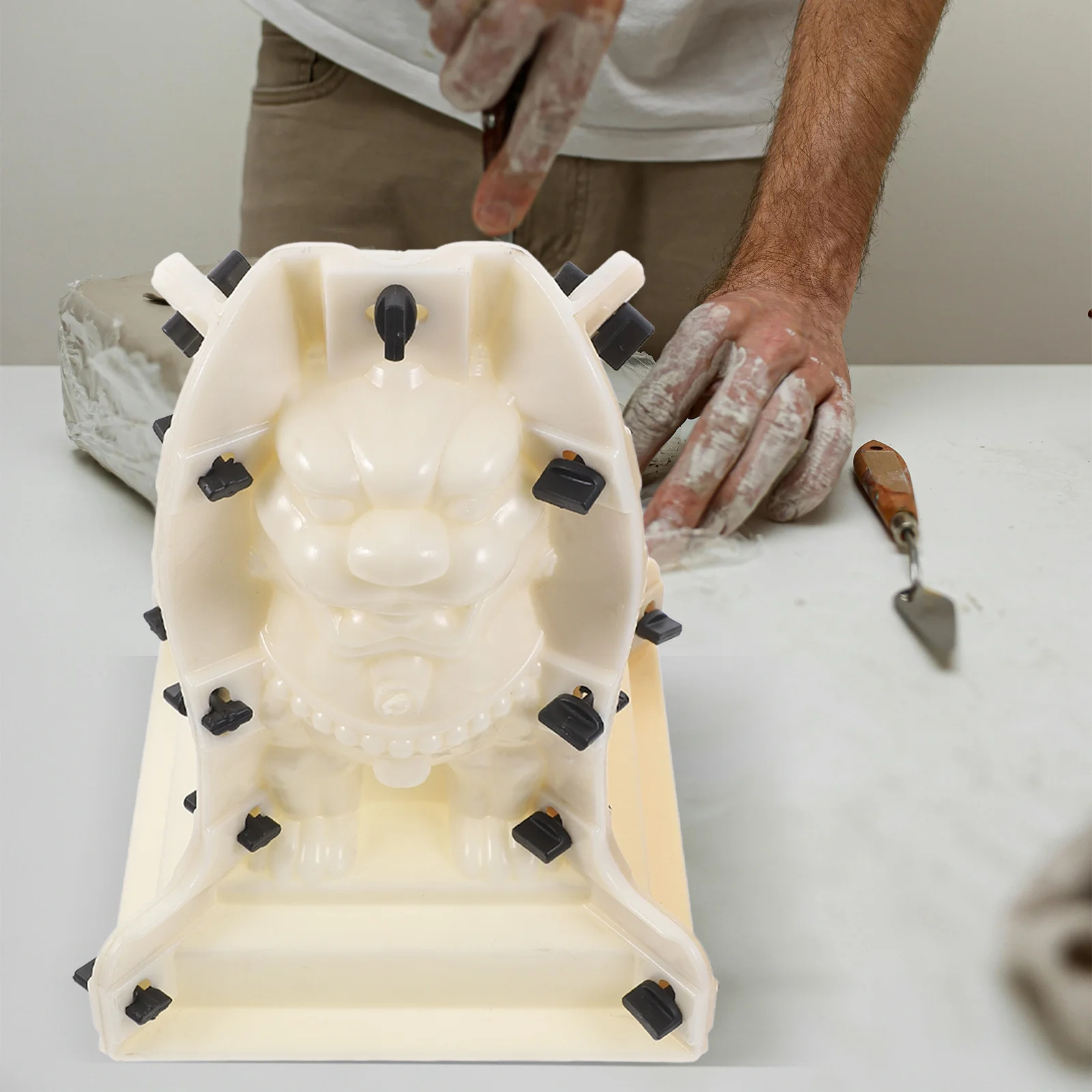 

Plastic Roman Column Mold Concrete Balustrade Decor Diy Fence Post Cap Garden Pathway Molding Craft Cement Block Edging Balcony