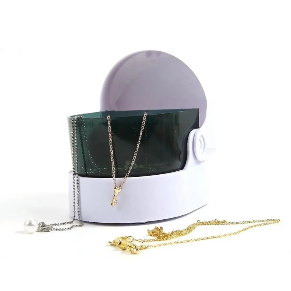 Portable Ultrasonic Jewelry Cleaner for Rings Necklaces Glasses Compact and Efficient Multi‑Purpose Home Cleaning Tool