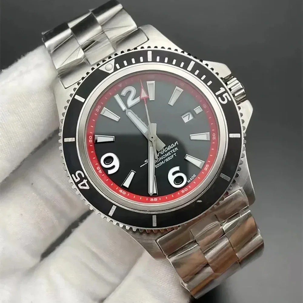 ساعة رجالية بسوار Ocean Series Calendar Retrospect ساعة ميكانيكية أوتوماتيكية ساعة يد ميكانيكية من الفولاذ المقاوم للصدأ