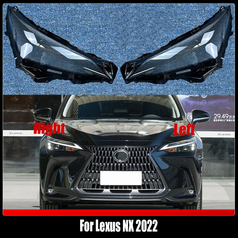 

Front Headlight Cover Transparent Shade Lamp Headlamp Shell Plexiglass Replace Original Lampshade For Lexus NX 2022