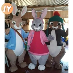 New Peter Easter Rabbit Mascot Costume Halloween Christmas Dress Full Body Adult Performance Props Birthday Party Animal Cosplay