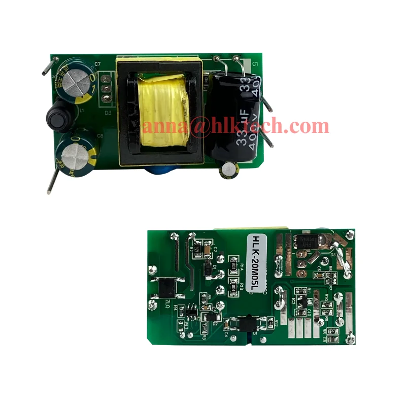 Mini Módulo de Alimentação Inteligente, Interruptor Doméstico, AC-DC 220V a 5 V, 2W, HLK-2M05, 1Pc Lot, Frete Grátis