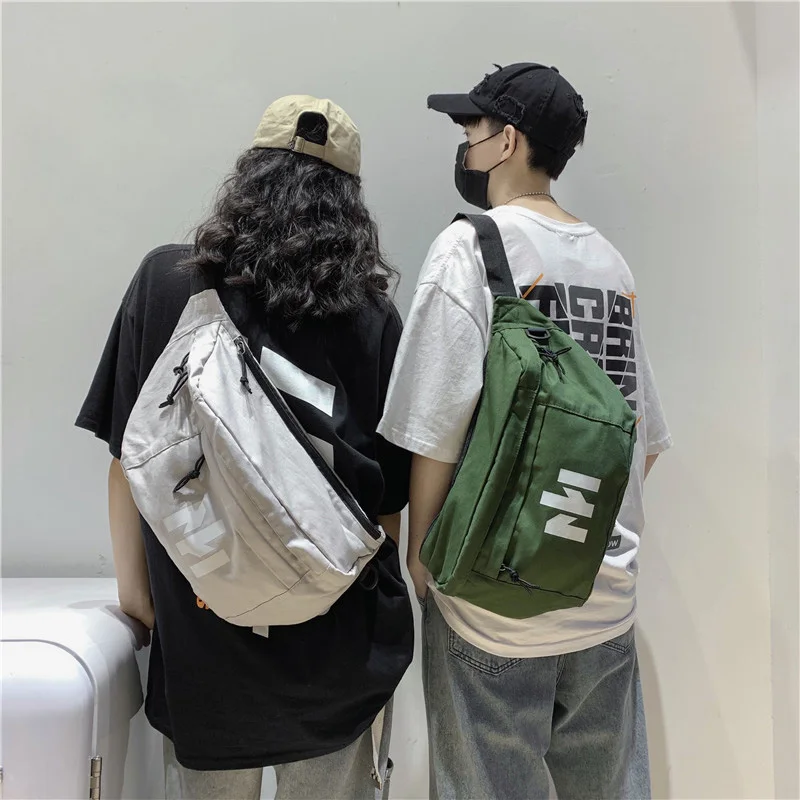 Unisex Waist Bag Large Capacity Men Fanny Pack street Trend Chest bag Woman Belt bag Casual Travel shoulder Crossbody Chest Pack