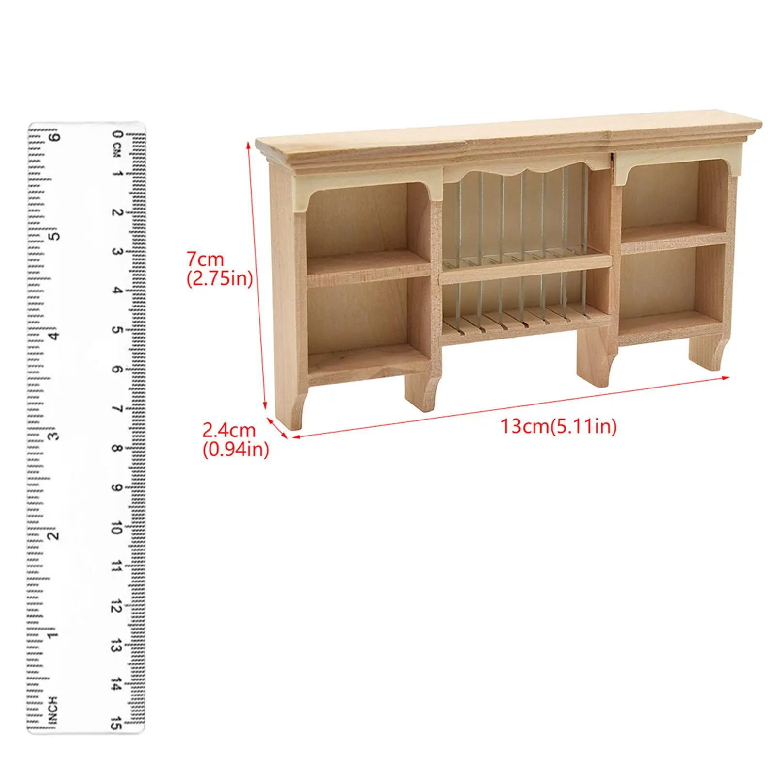 รุ่นสูง 1:12 ตุ๊กตาตกแต่งบ้าน DIY Fitments สําหรับ Dollhouses Pretend Play