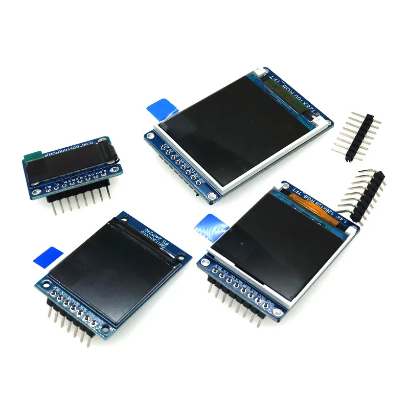 TFT Display 0.96 1.3 1.44 1.8 inch IPS 7P SPI HD 65K Full Color LCD Module ST7735 / ST7789 Drive IC 80*160 240*240 (Not OLED)