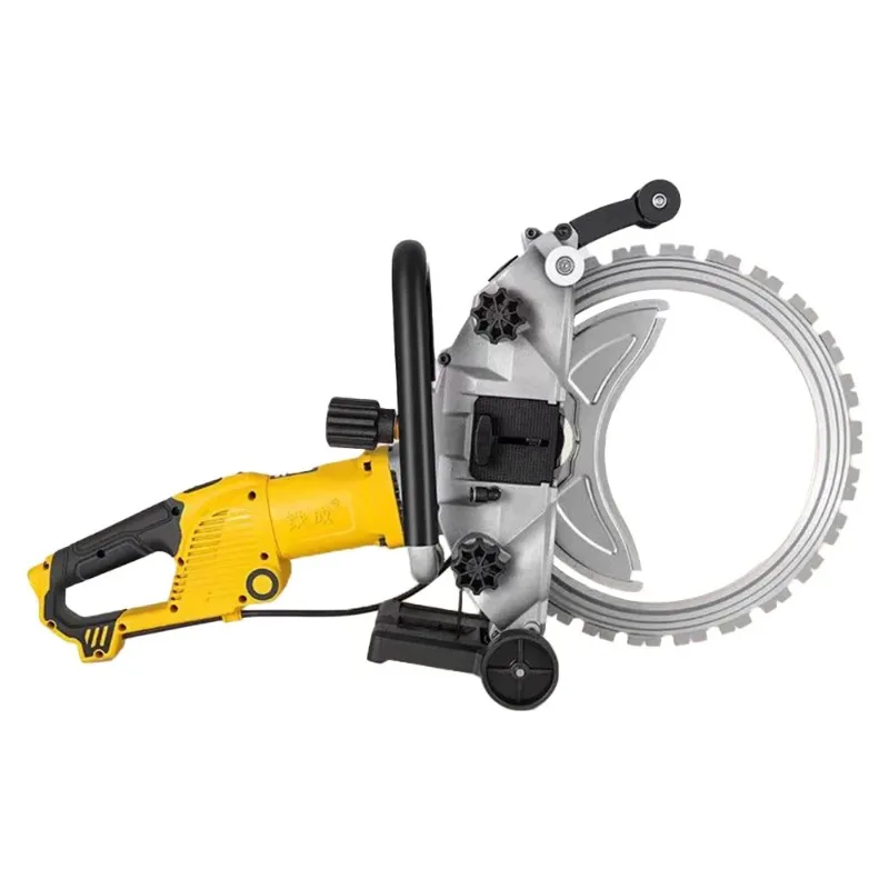

390mm 16" Saw Blade Concrete Wall Cutting Machine AC8400 Tiecheng 220V High Frequency Electric Ring Saw Machine