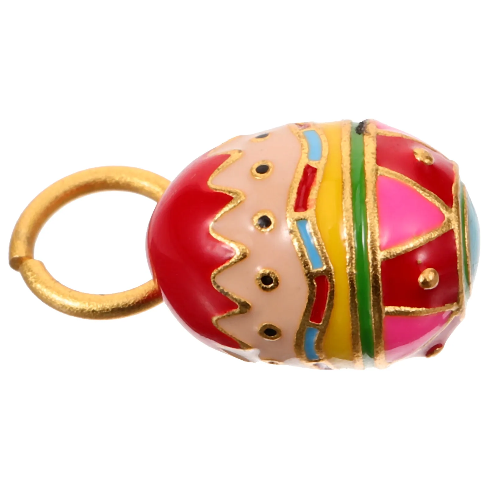 Osterei-Anhänger aus Kupfer, schöner DIY-Schmuckanhänger für Armband, Halskette, Ohrringe, Zubehör, Oster-Geschenkideen
