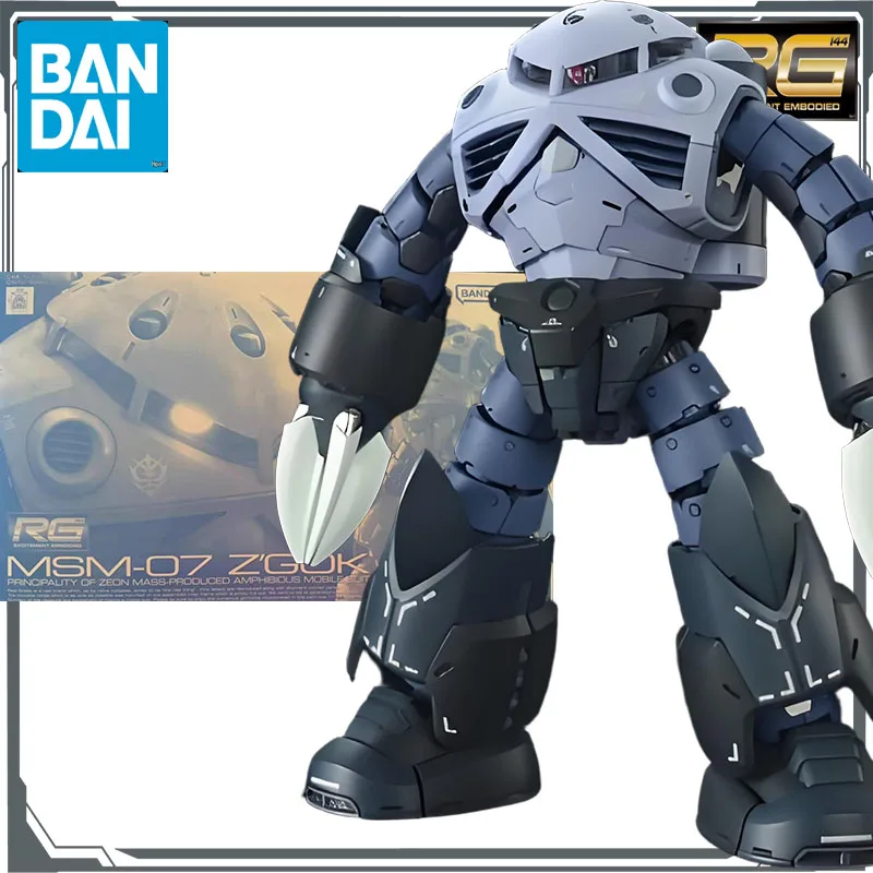 

Bandai Original MODEL KIT GUNDAM RG MSM - 07 Z'GOK 1/144 Anime Action Figure Assembly Model Toys Model Gifts for Boys