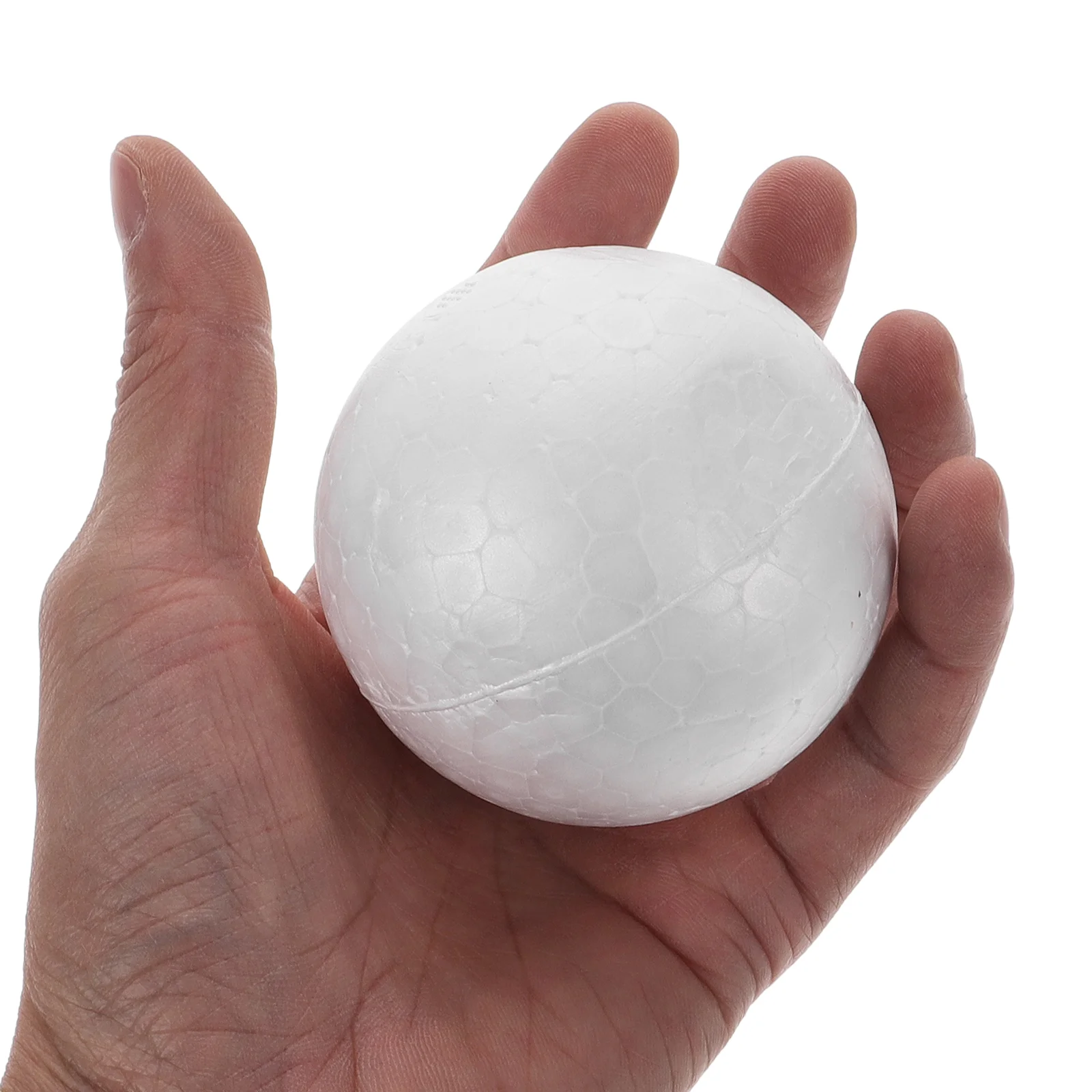15 Pcs Foam Beads Polystyrene Balls Craft White Solid Small Crafts DIY Baby Child