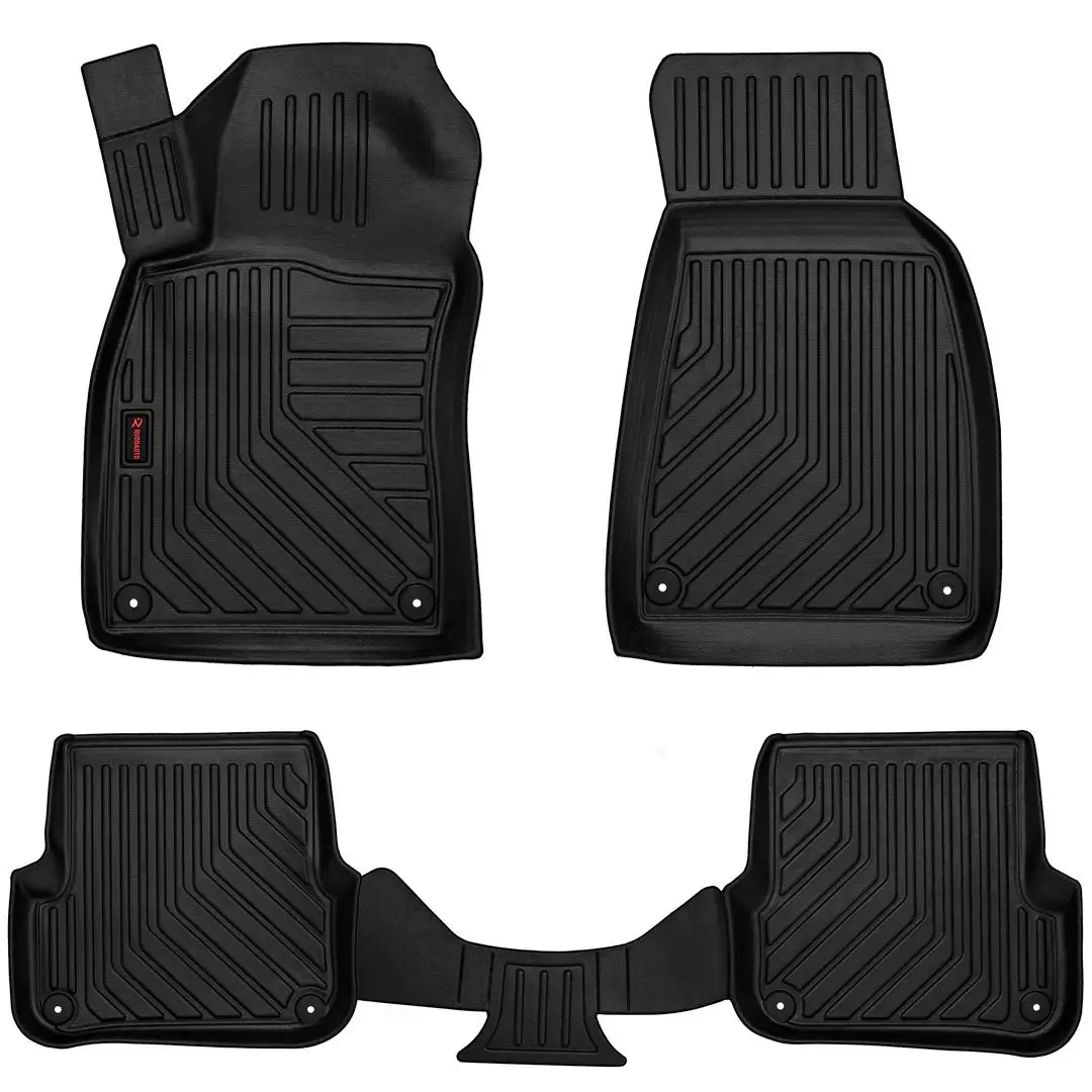 Tappetini in gomma 3D con bordi rialzati, adatti per: Audi A6 (C6) (2004-2006)