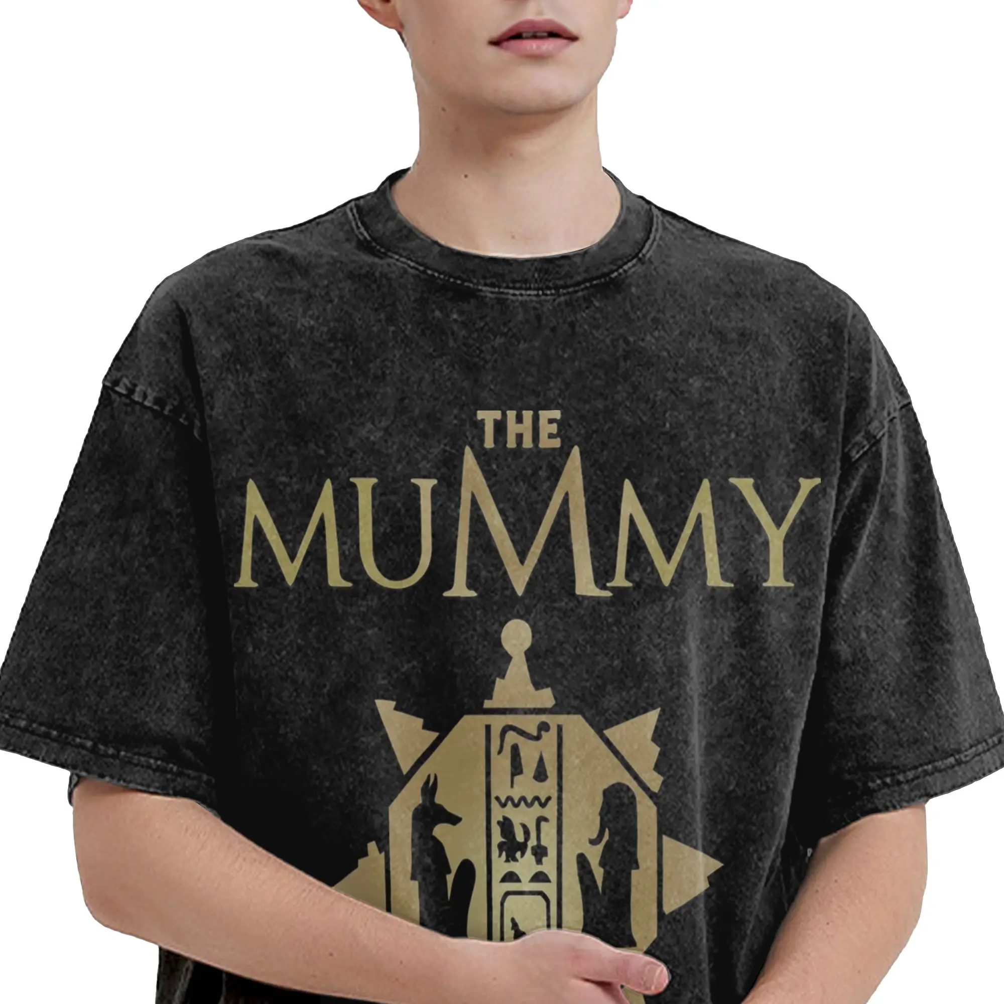Summer The Mummy 25th Anniversary Washed T Shirts Accessories Harajuku T-Shirt  for Men Women Tees