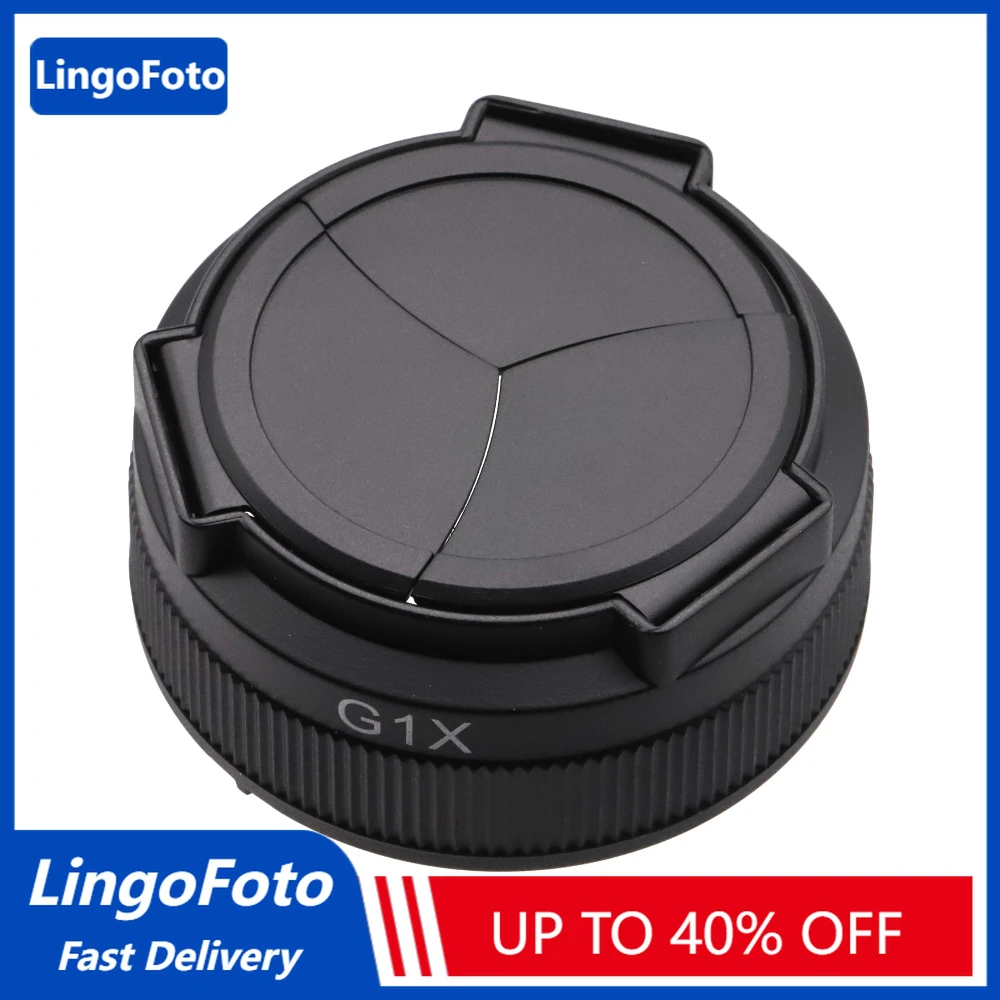 LingoFoto Automatic Lens Cap Cover Auto Open/Close Replacement for Large Sensor Advanced Compact Digital Cameras Len Caps