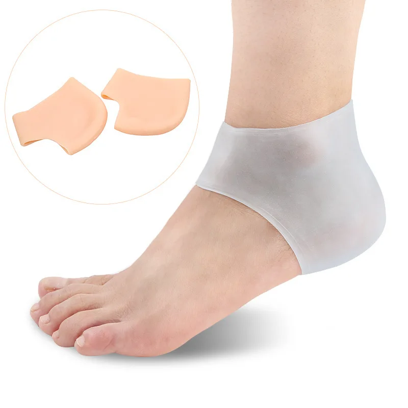 Sebs Foot Protection Heel pad Foot Cover Gel insole Aseismic Decompression Heel Sleeve Function shoe insoles Foot Care Health