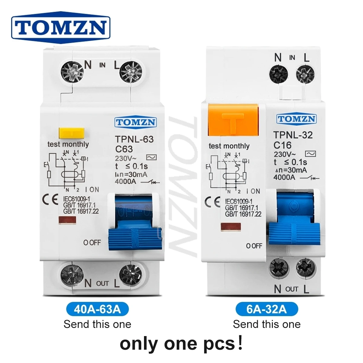 Tomzn 1PCS Tpnl 1P+…