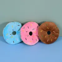 Sweet Donut Shaped Dog Toy Chew Toy Resistant Puppy Teeth Cleaning - Safe, Durable, Washable Toy for Pet Companion