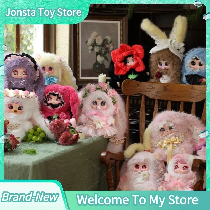 

Little Princess Jiimo Rabbit Doll Blind Box 600% Jumbo Size Rose Dream Island Collection Pink Stuffed Toy Birthday Gift For Girl