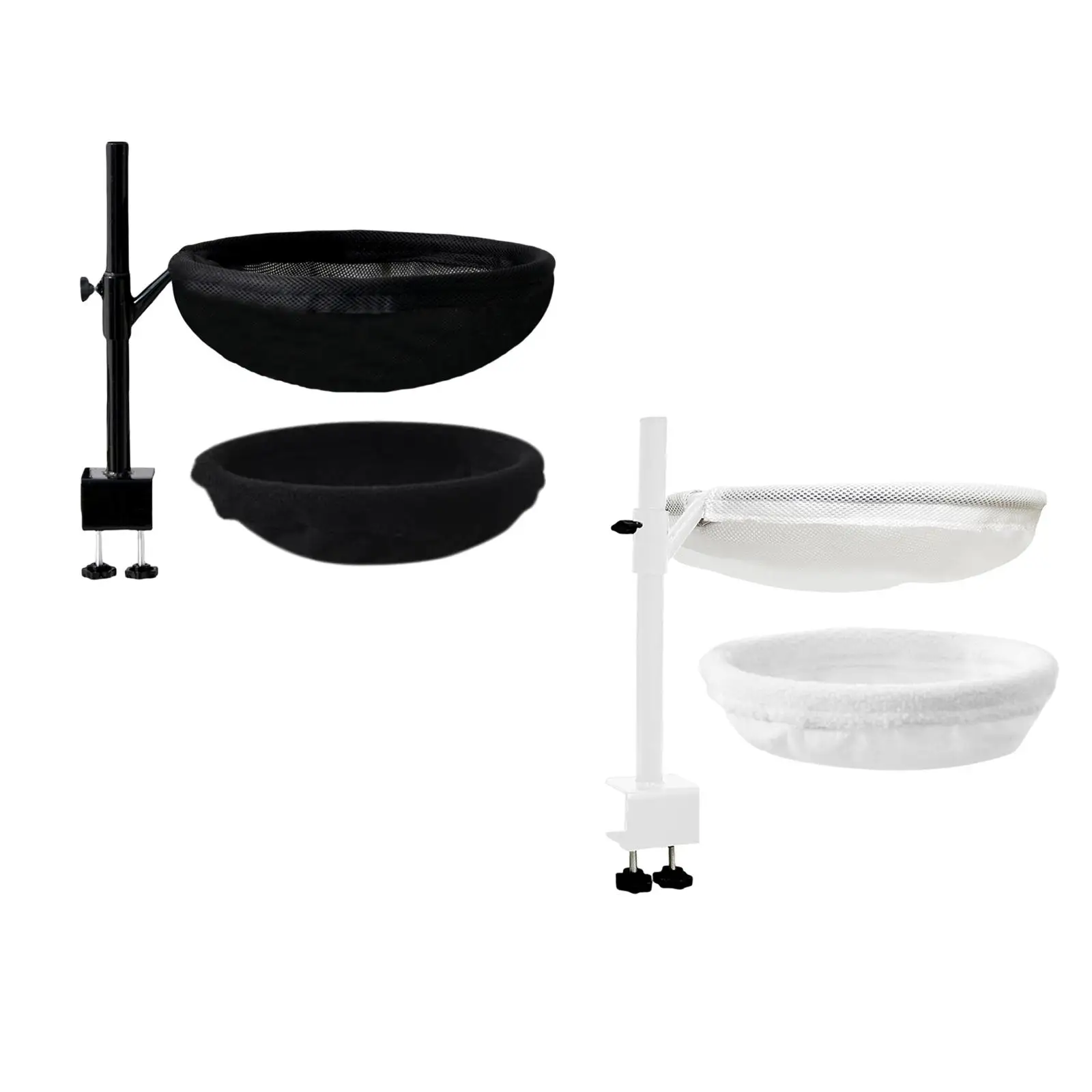 Cat Bed for Desk Comfortable Rotatable Modern Straight Rod Cat Hammock for Desktop for Furniture Bedroom Office Tabletop Indoor