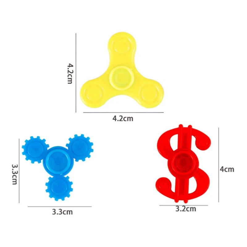 子供用ミニフィジェットスピナー回転おもちゃ手動回転ジャイロスコープ減圧おもちゃ楽しい指先ゲーム 1 個