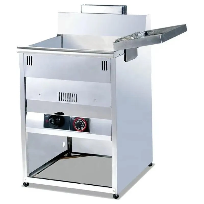 Commercial Gas Deep Fryer Single Double Cylinder Open Tank Fast Food Restaurant Kitchen Equipment High Quality