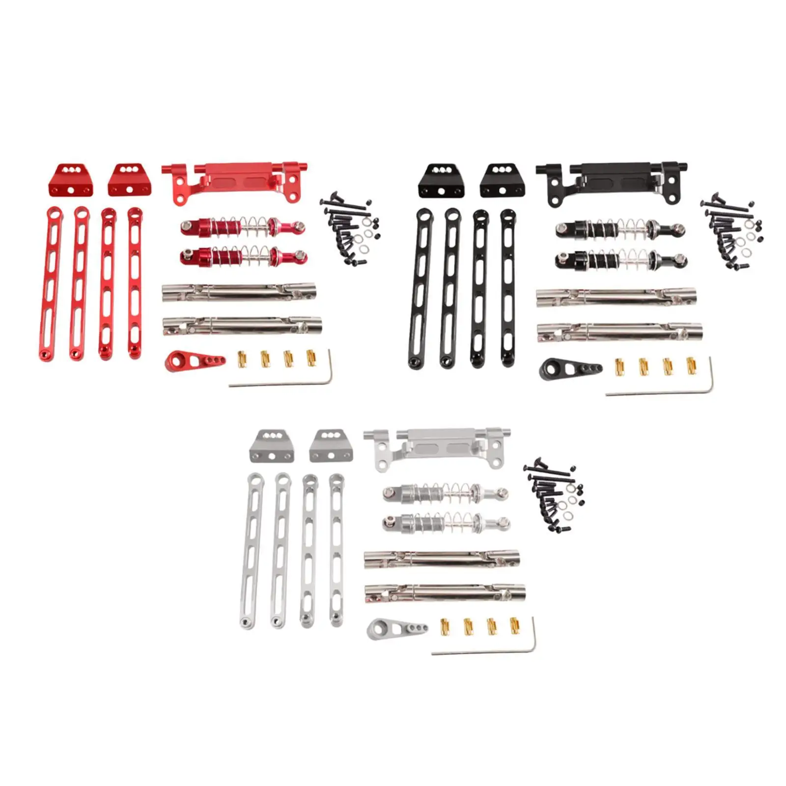 

Металлический амортизатор RC, автомобильные детали, обновленная часть радиоуправляемого автомобиля, масштаб 1:12, RC