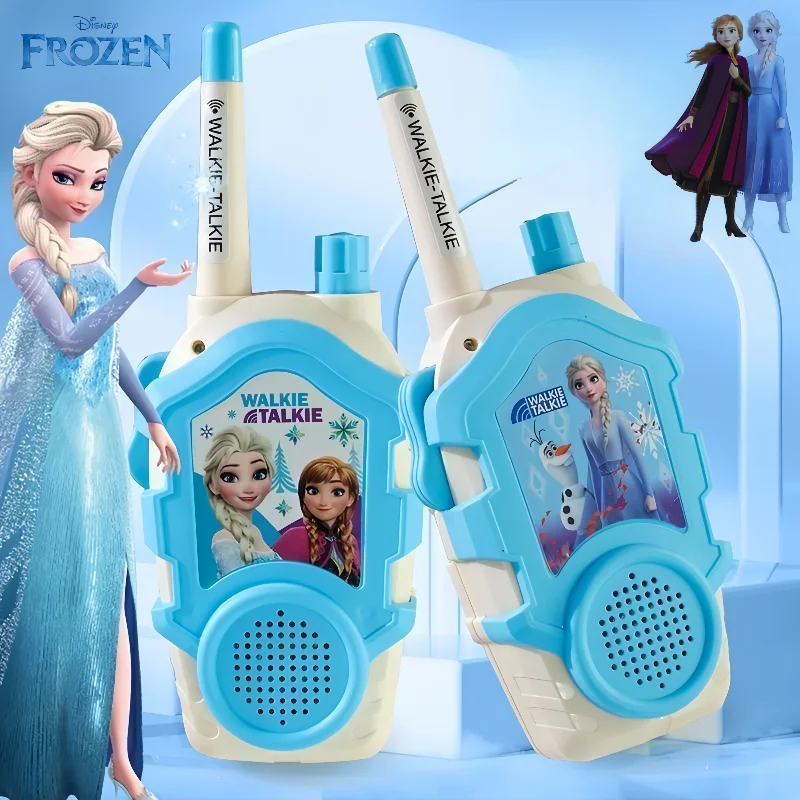 

Рации Disney Frozen, милые мультфильмы, интерактивные диалоги для родителей и детей на открытом воздухе, детские игрушки, подарки на день рождения