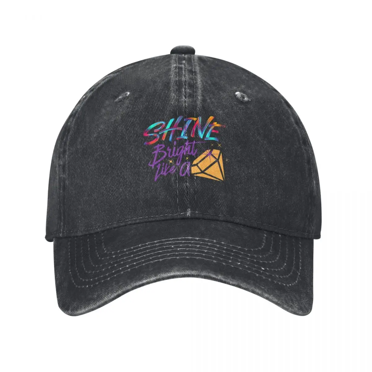 Shine bright like a Diamond Baseball Cap Hip Hop Wild Ball Hat New Hat Military Cap Man Golf Wear Men Women's