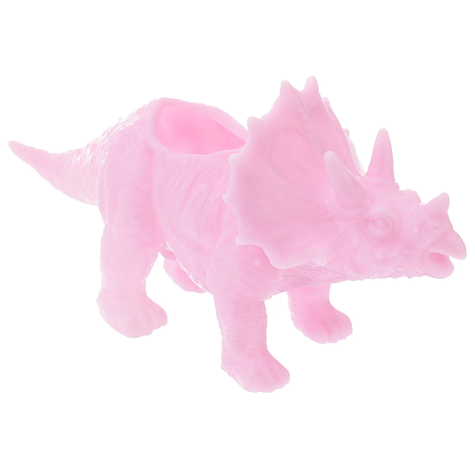 

Plastic Triceratops Flower Pots for Succulents Cactus Small Flowers Drainage Animal Shape Planter Balcony Patio Indoor Gardening