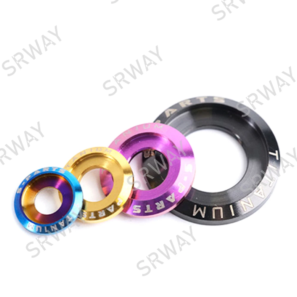 M6 /M8 /M10 /M12 GR5 Titanium Alloy Concave Washer Motocycle Bicycle Gasket head washer for button head