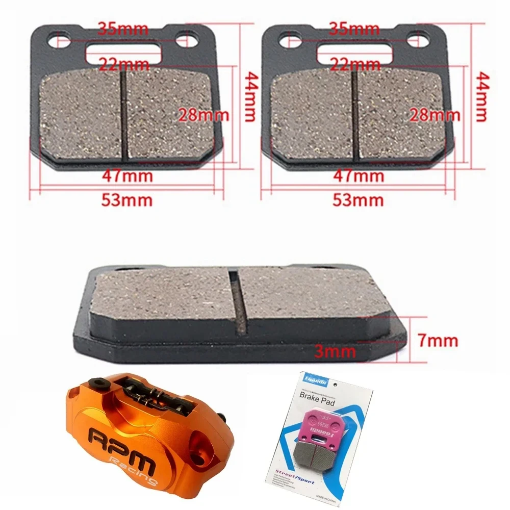 Motorcycle Pads for 82mm/84mm/40mm Radial Mounting Brake Pads Set Moto  Pads HF Scooter High performance Moped Spare Parts