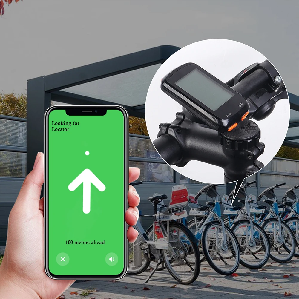 

Крепление для велокомпьютера и Airtag, держатель на вынос руля для велокомпьютеров Garmin, Bryton, Wahoo