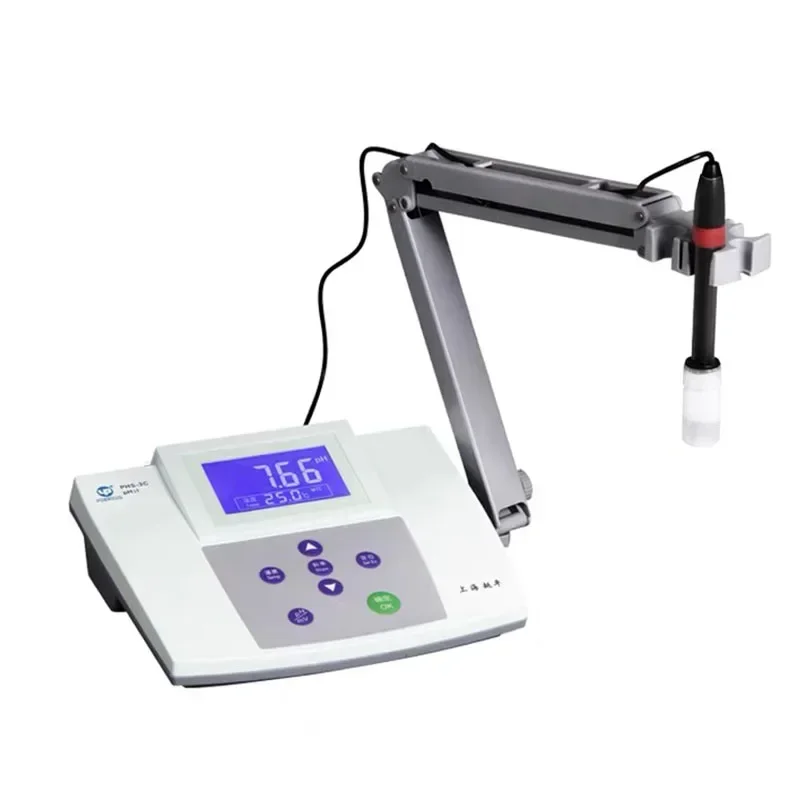 Best Seller First Sharing PHS-25 220V Digital Display Bench Acidity Meter PH Tester Water Quality PH Meter Detector With E-201-C