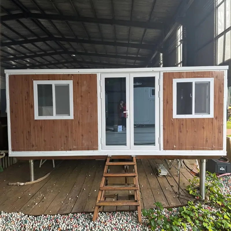 

Custom Prefab Tiny Homes 20Ft 40Ft High Cube Expandable Container House Foldable Prefab Mobile Home Steel Warehouse Barn