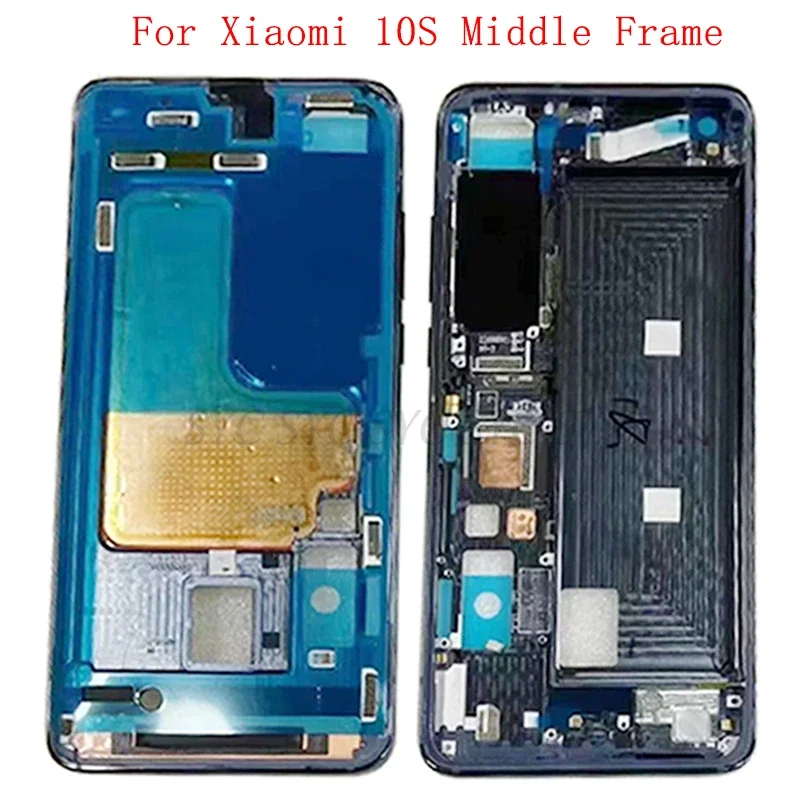 

Middle Frame Housing LCD Bezel Plate Panel For Xiaomi Mi 10S Phone Metal LCD Frame Repair Parts