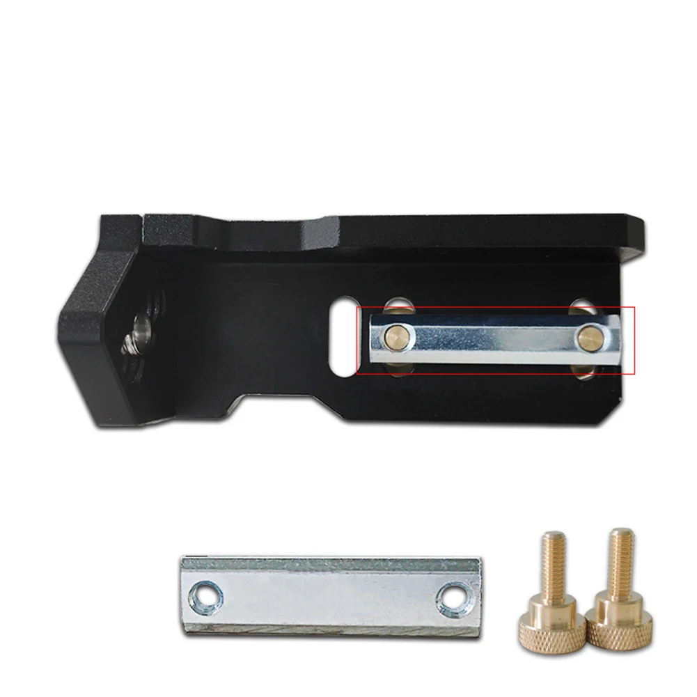 98*37mm 3.85*1.45 In Aluminum Profile Drill Guide Compatible With 203040 Series Designed For Professionals For Aluminum Profiles