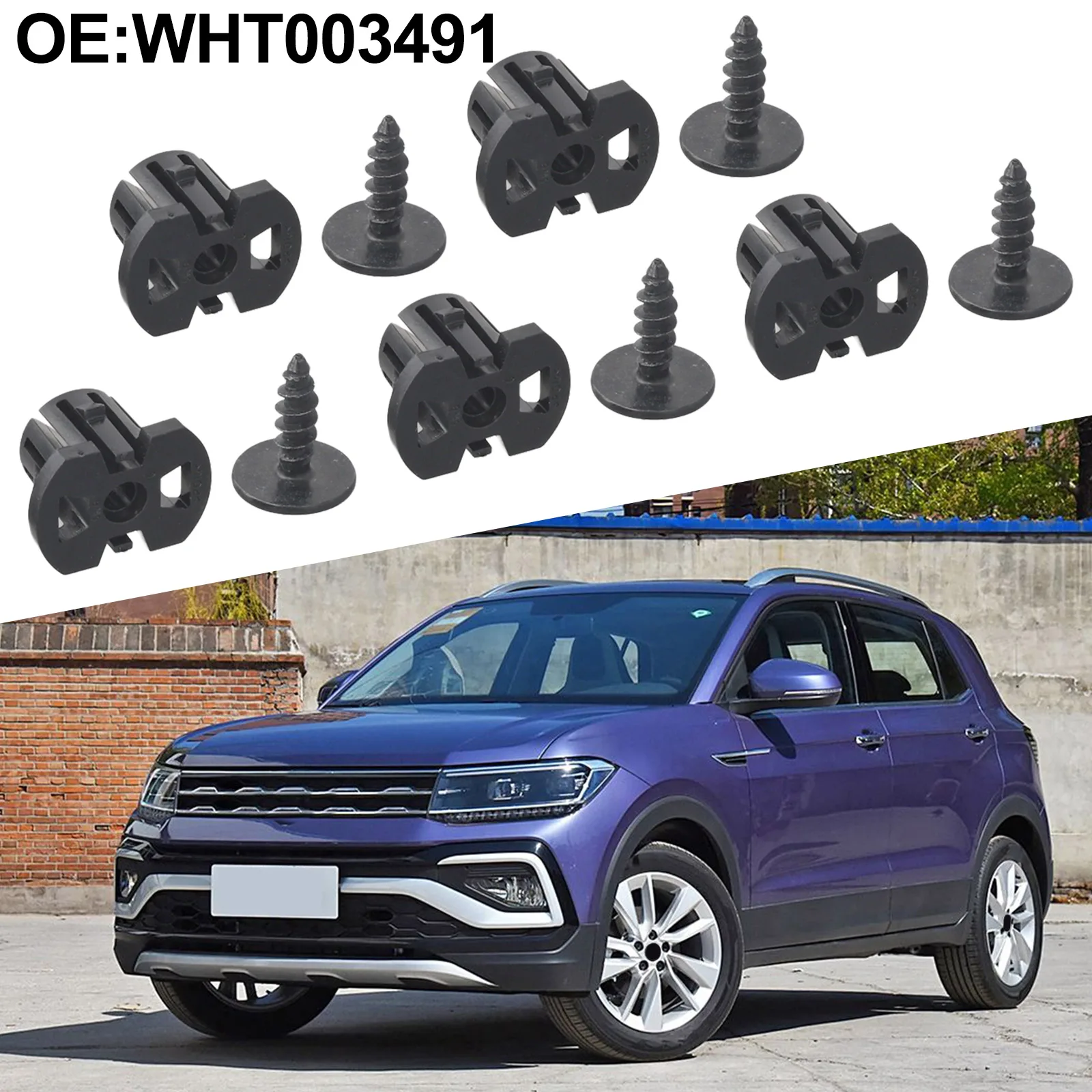 Auto Engine Accessories Expansion Nut Screw Engine Protection ABS Material Composition Easy Installation Process For Aero