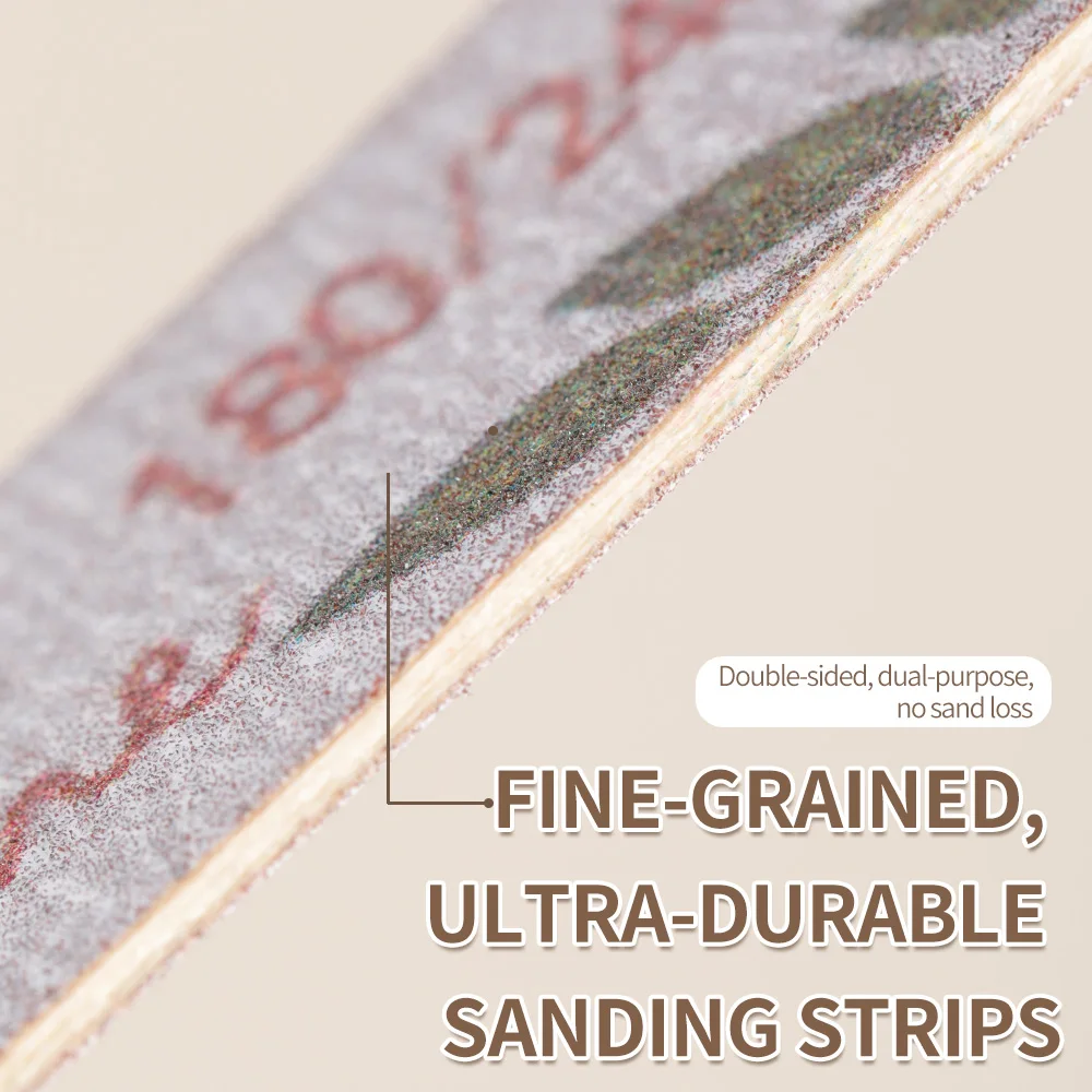 ตะไบเล็บลายดอกไม้ สำหรับมืออาชีพ 180/240 สองด้าน กระดาษทรายแข็งแรง พร้อมหัวเพชร สำหรับตัดแต่งเล็บ