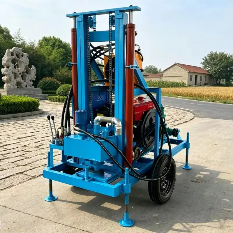 Customized Water Well Drilling Machine, Mini Well Drilling Rig,Reinforced Water Well Drilling Rig, Irrigation Drilling Equipment