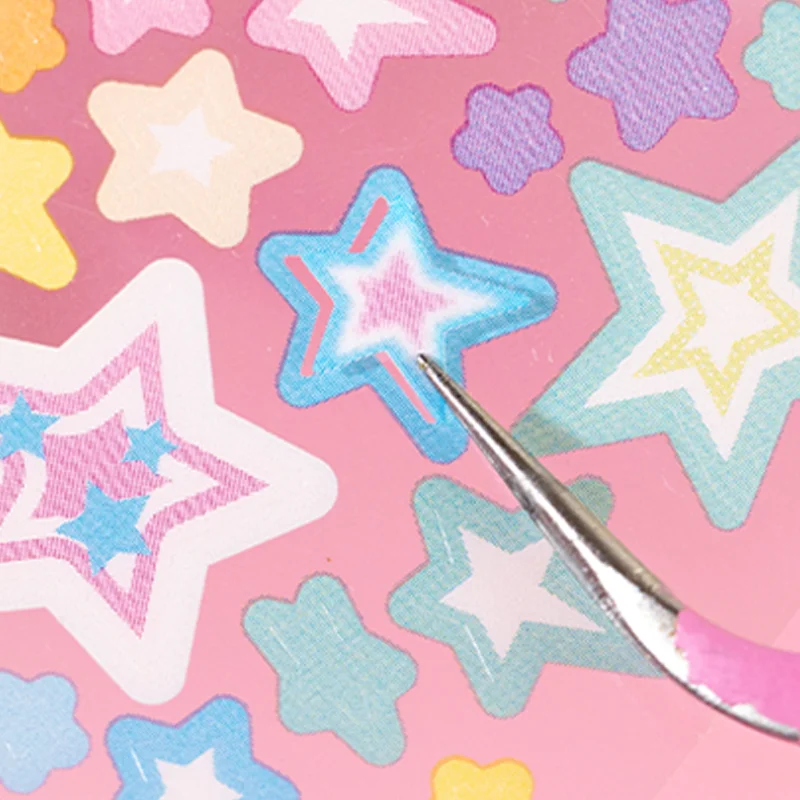 Mr. Paper 32 قطعة كتاب ملصقات PET ملون الحياة مادة مجلة أساسية صغيرة ، ديكور مجمع متعدد الاستخدام للمذكرات وغلاف البطاقات DIY #4