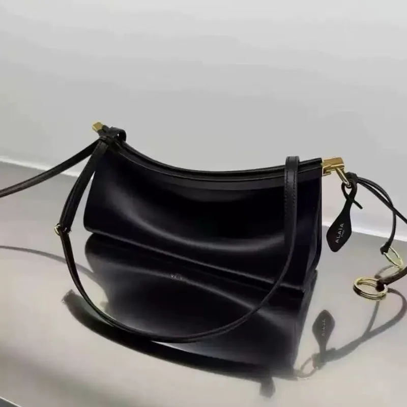 

Vintage Baguette Underarm Crescent Moon Clip Bag Women Fashion Crossbody Shoulder Bag Elegant Daily Commute Casual Handbag