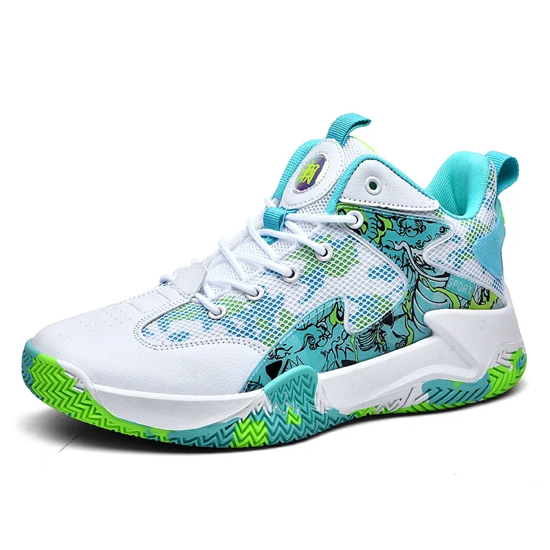 Brand Boys Basketball Professional Competition Kids Shoes Breathable