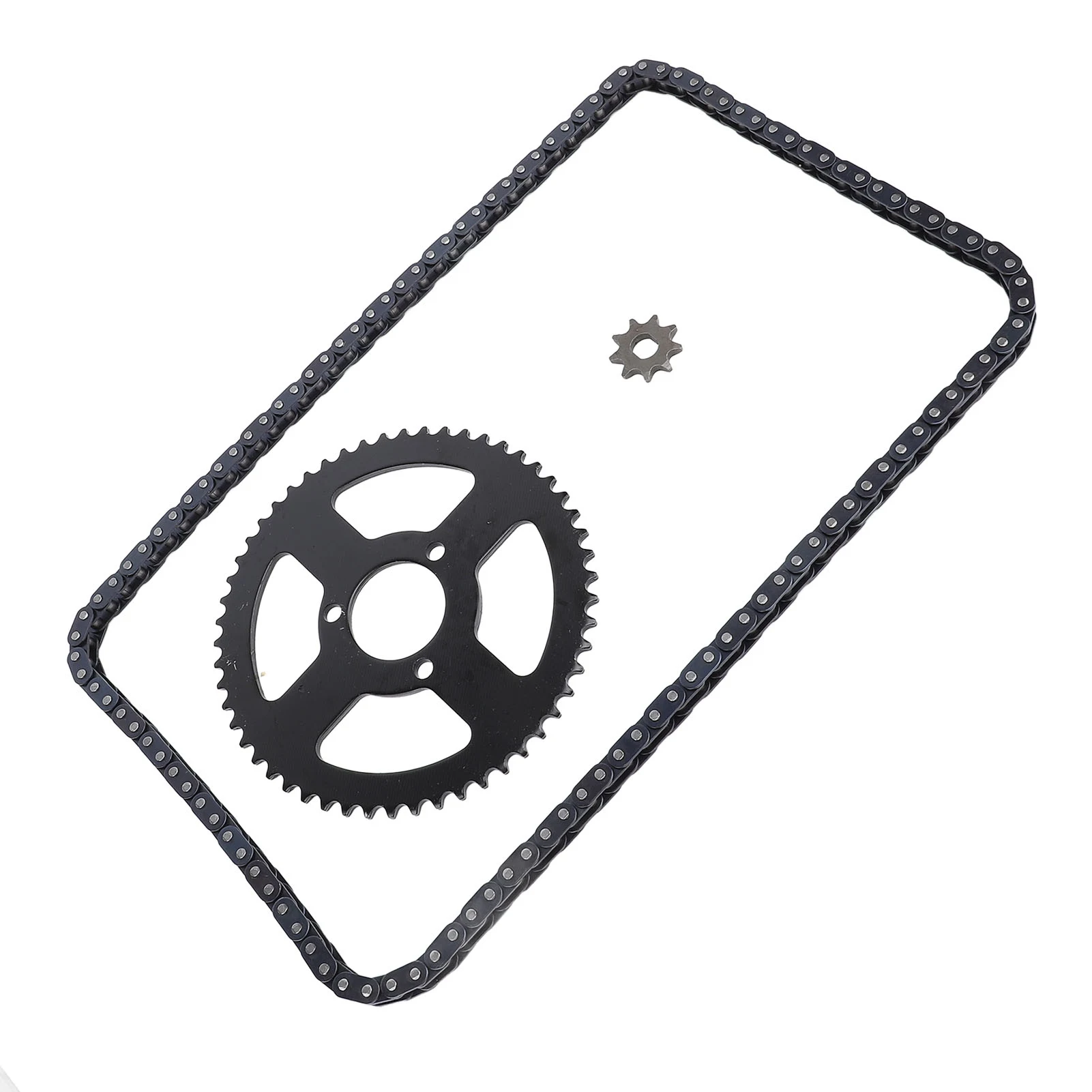 T8F ضرس أمامي وخلفي وسلسلة عدة الصلب 9T 10 مللي متر الجبهة 54T 35 مللي متر ضرس خلفي 120 محرك الروابط سلسلة مجموعة #5