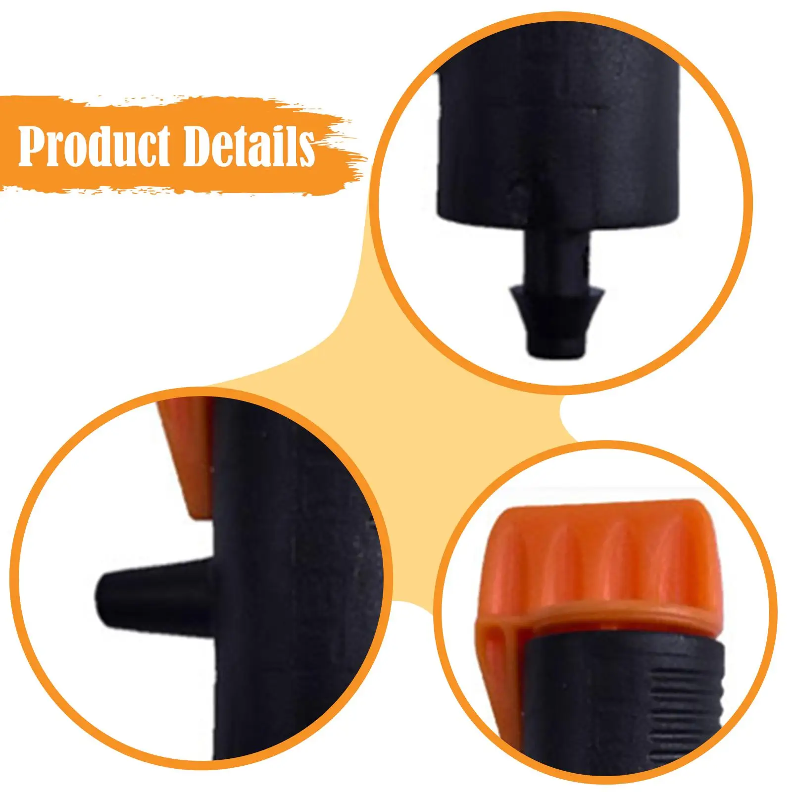 

60pcs Adjustable Garden Irrigation Drippers Drip Emitters Watering System for Plant Flowerpot Greenhouse Lawn Supplies
