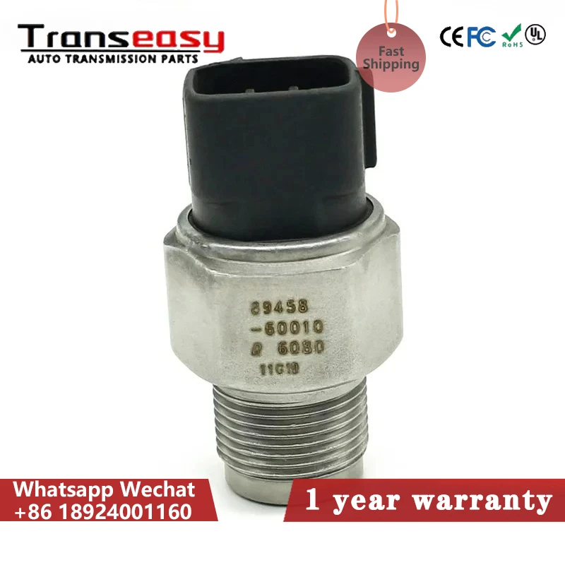 99000-6080 Fuel Pressure D4D  499000-6081 Sensor 89458-60010 Suit For Toyota Corolla Hilux RAV4 Verso 2.0