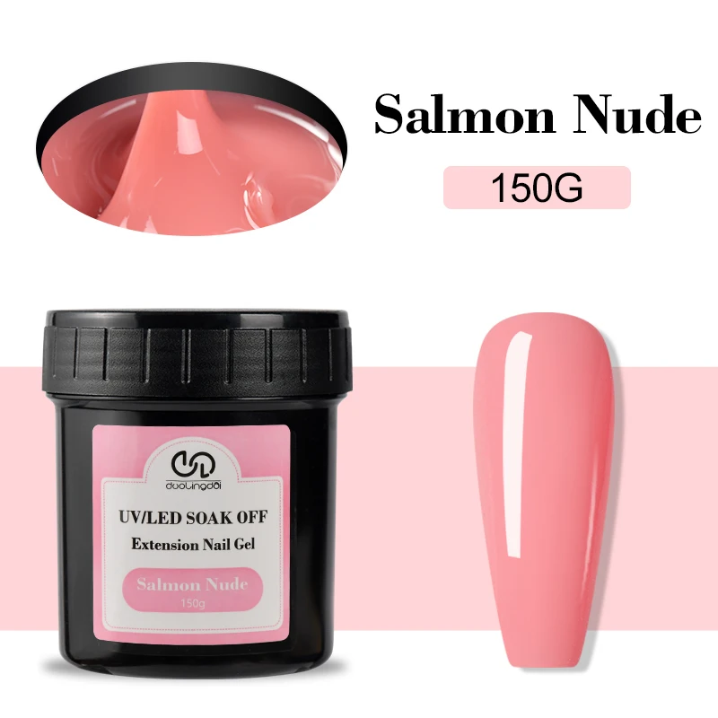 LED & UV Aufbaugel - 150g Nagelverlängerung für Professionelle Salons, Gel-Builder für Nägel, Hartgel für DIY Nagelkunst-Zubehör