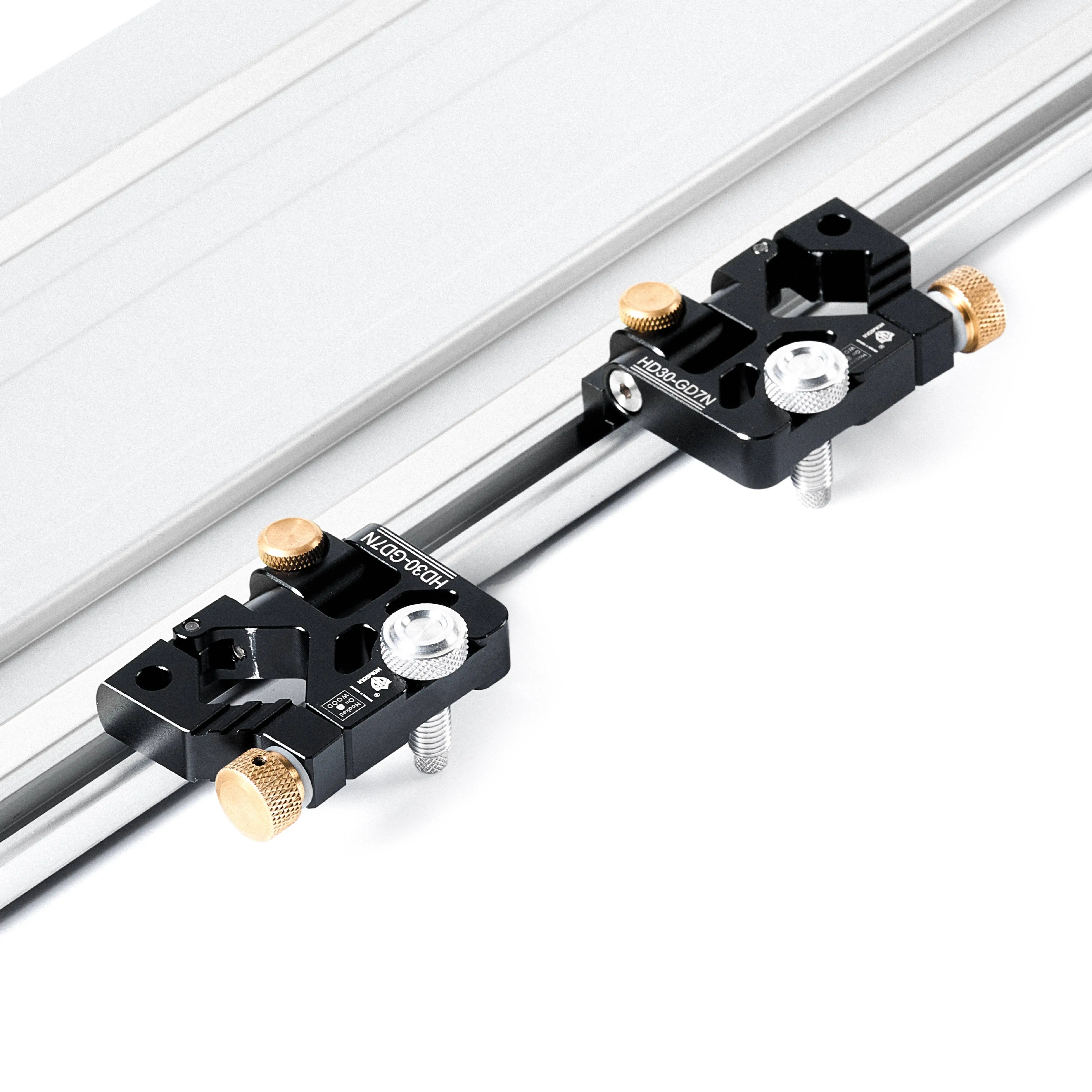 HONGDUI Folding Guide Rail Clamp HD30-GD7N Bench Dog Flip Clamps For Makita/Festool System