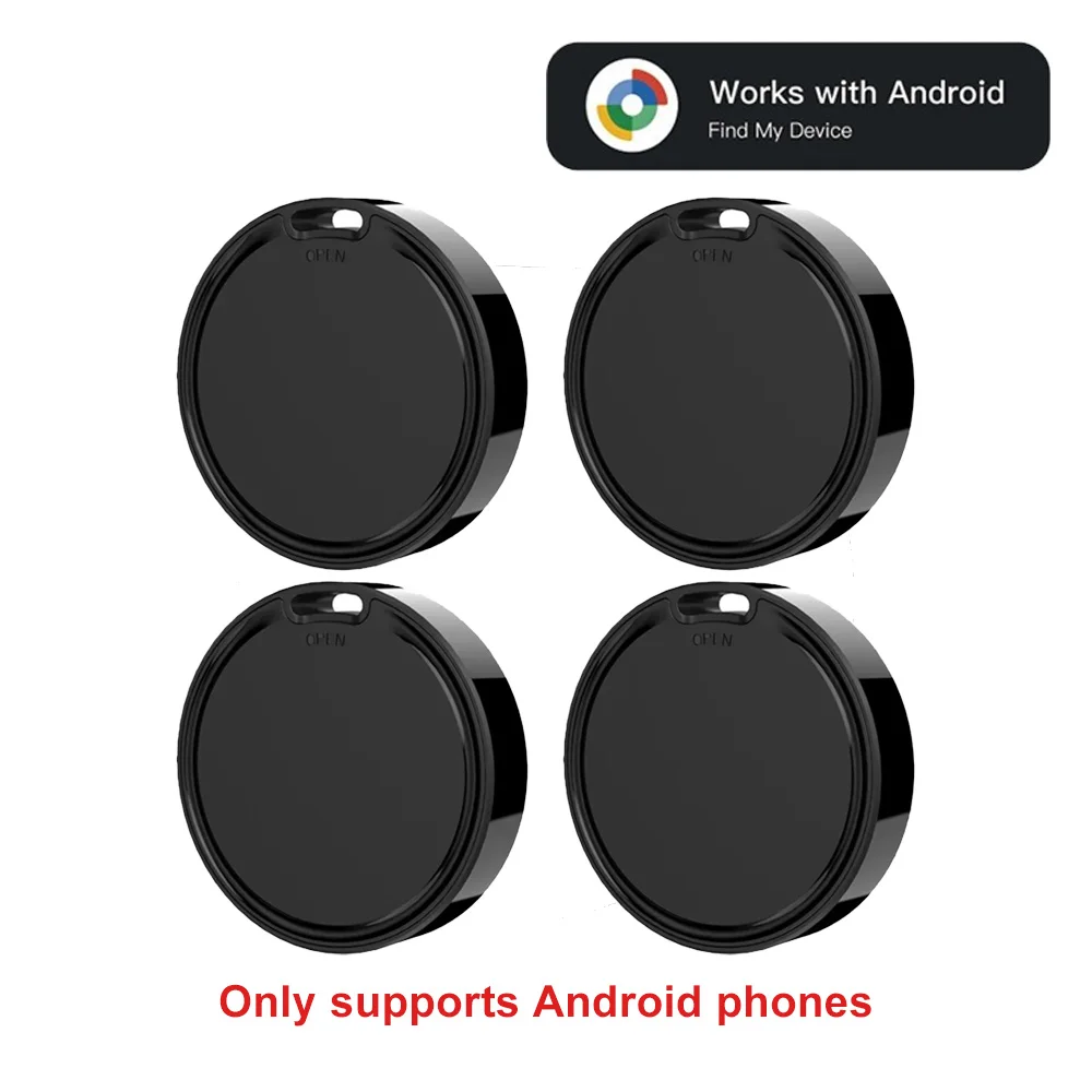 AirTag voor Android, compatibel met Google Find My, veelzijdige tracker voor sleutels, portemonnees en bagage